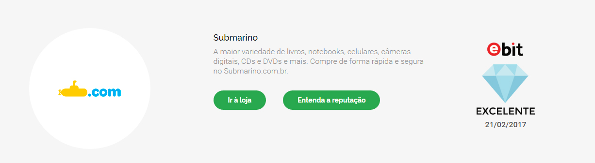 Submarino é confiável Submarino é confiável