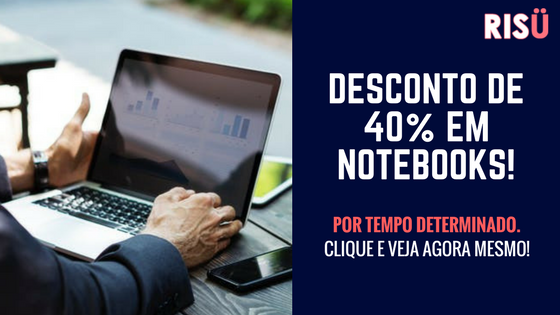 Cupom de desconto Notebook