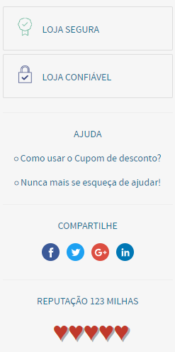 Selos de Credibilidade e Reputação da 123 Milhas na Risü