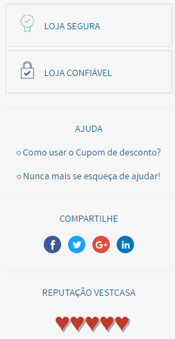 Selo de Credibilidade e Reputação da VestCasa na Risü