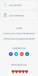 Selos de Credibilidade e Reputação do G2A na Risü