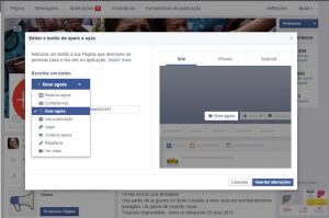 botão do facebook para arrecadar doações